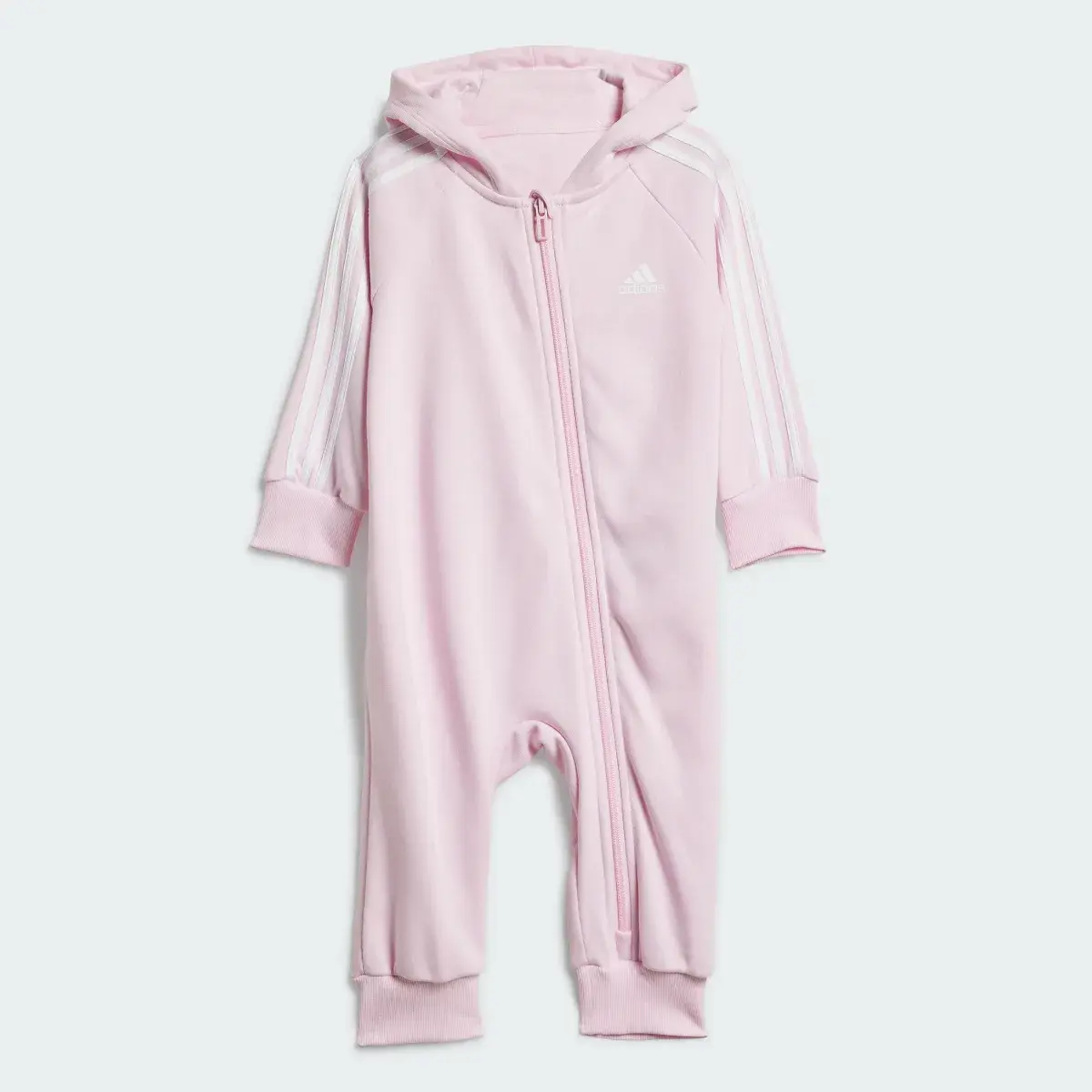 Adidas Essentials 3-Stripes French Terry Bodysuit Kids. 2