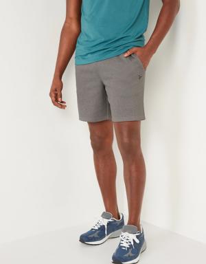 Go-Dry Performance Sweat Shorts for Men -- 7-inch inseam gray