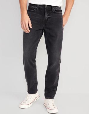 Original Straight Taper Non-Stretch Black Jeans for Men black