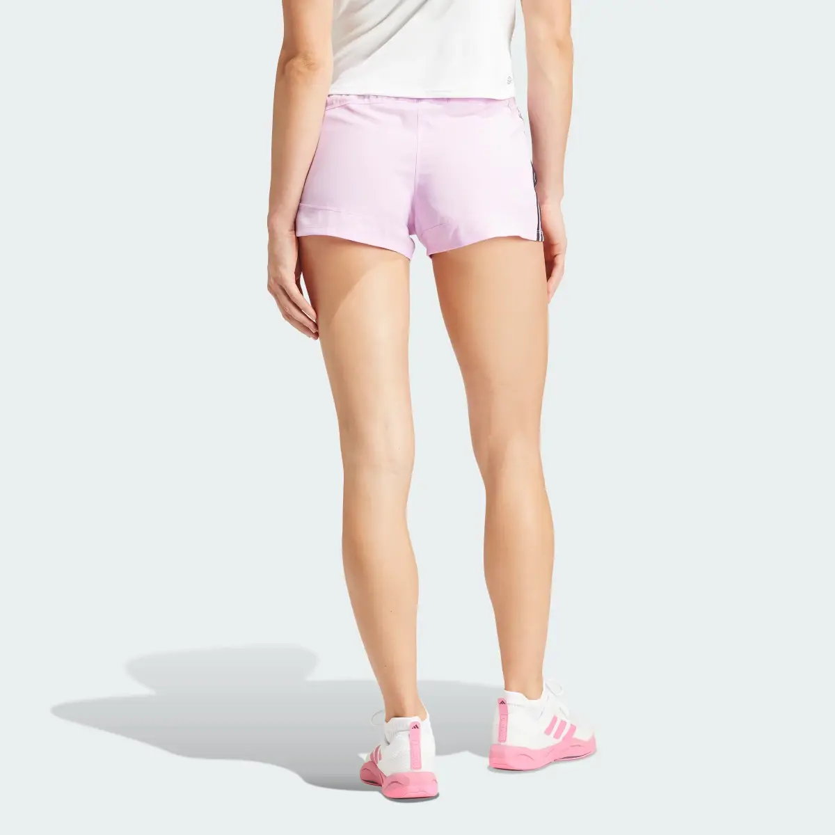 Adidas Pacer 3-Stripes Woven Shorts. 2