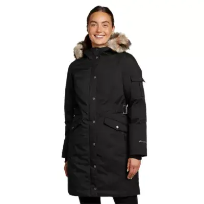 Eddie Bauer Women's Superior Down Stadium Parka. 1