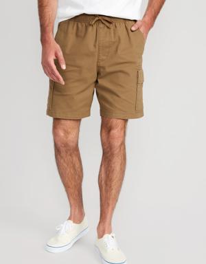 Cargo Jogger Shorts for Men -- 7-inch inseam brown