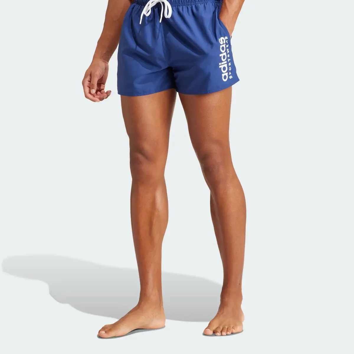 Adidas Essentials Logo CLX Shorts. 1