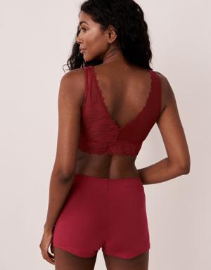 La Vie en Rose Modal and Lace Crop Cami. 2 La Vie en Rose Modal and Lace Crop Cami. 2