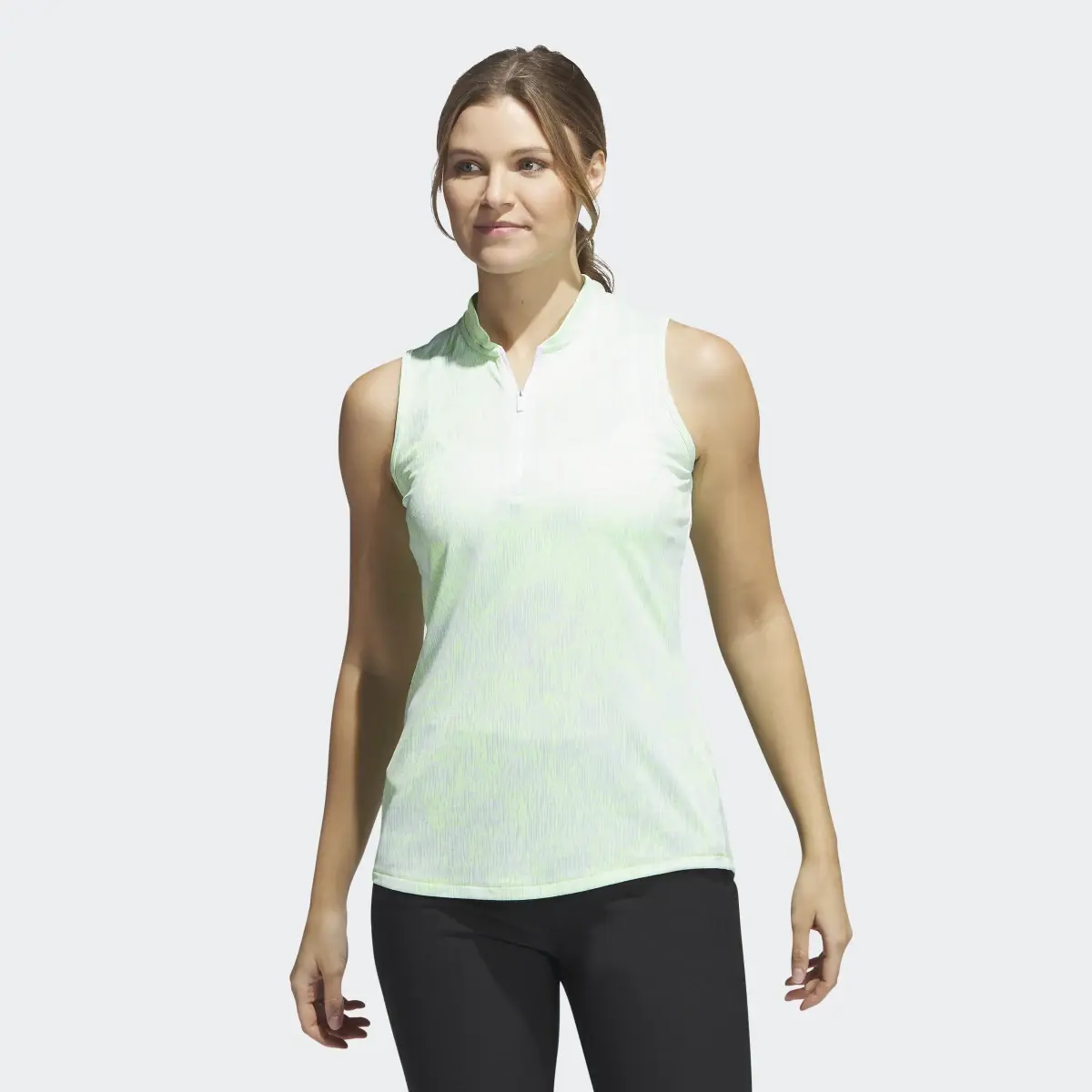 Adidas Essentials Sleeveless Golf Polo Shirt. 2
