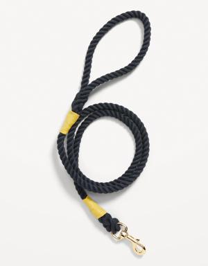 Old Navy Braided Rope Leash for Pets blue