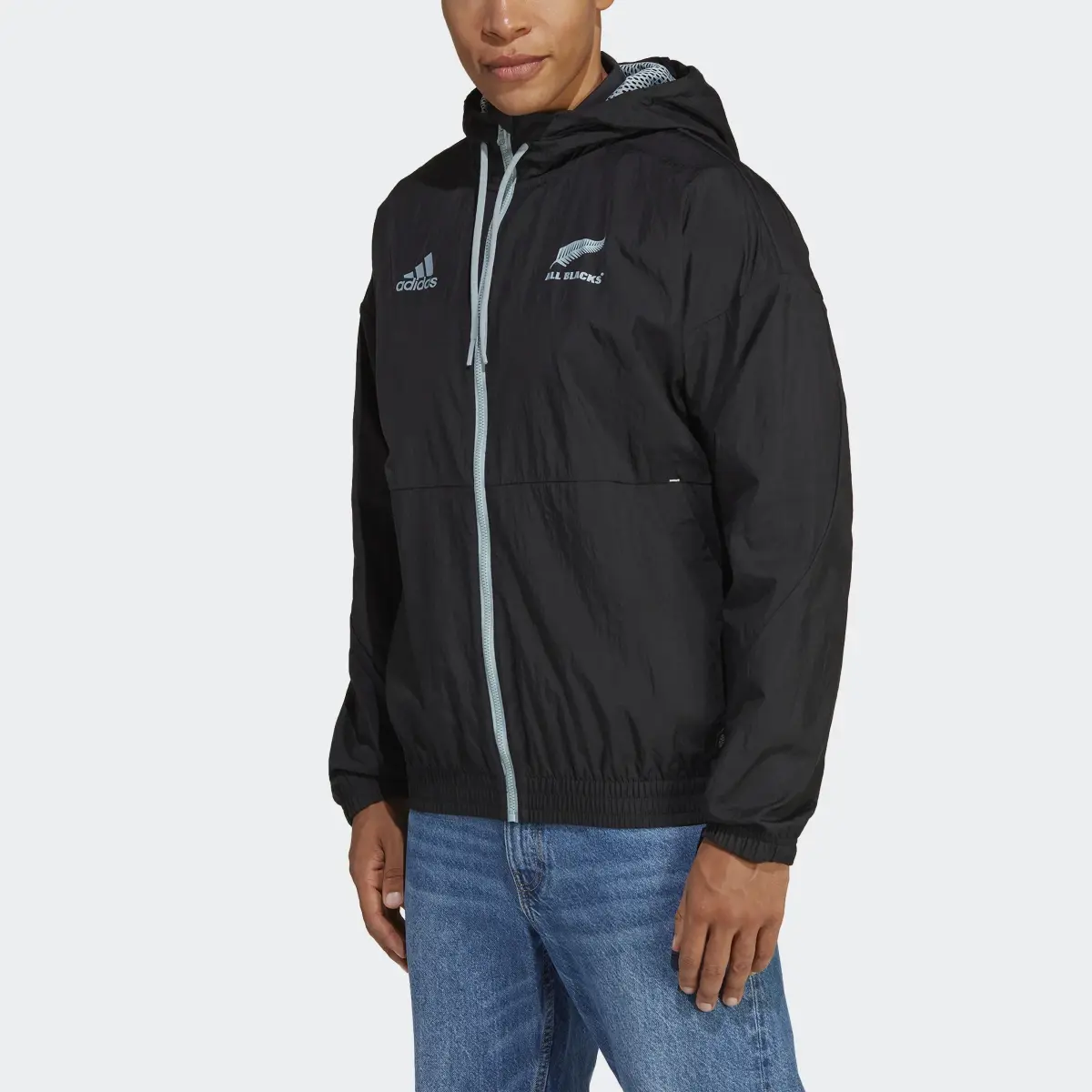 Adidas All Blacks Rugby Supporters Jacket. 1