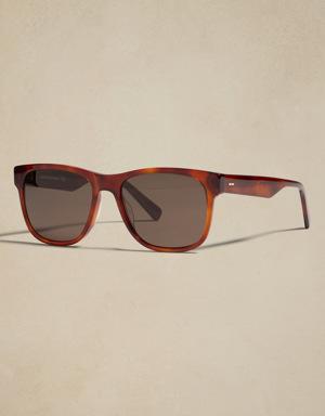 Banana Republic Squared Sunglasses brown