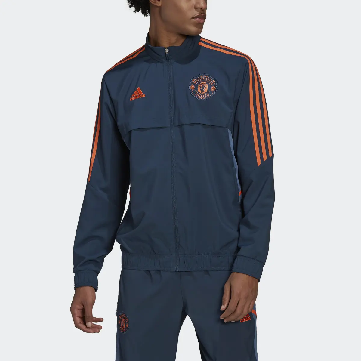 Adidas Manchester United Condivo 22 Presentation Jacket. 1