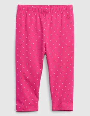 Baby Organic Cotton Mix and Match Graphic Leggings pink