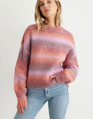 Long Sleeve Mockneck Sweater