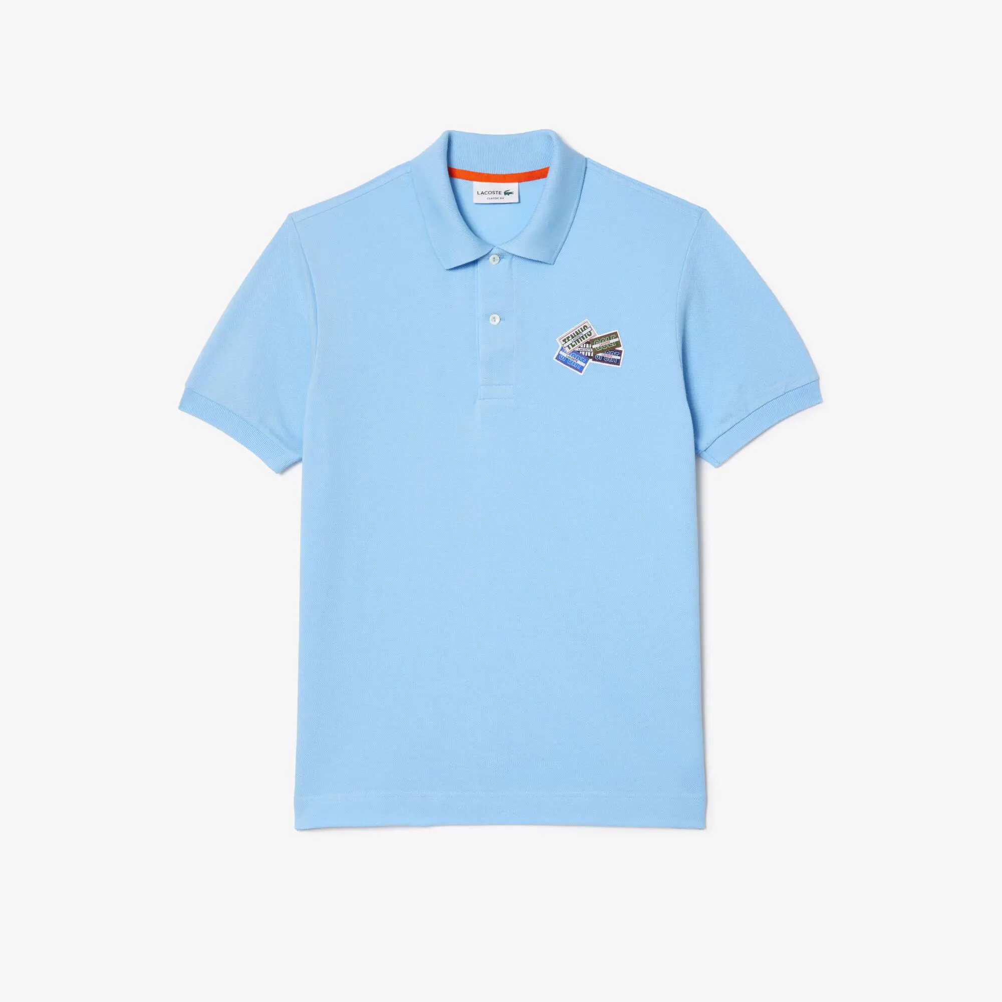 Lacoste Polo in piqué di cotone con stemma L.12.12. 1