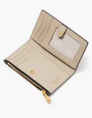 Morgan Colorblocked Small Slim Bifold Wallet