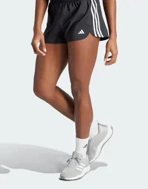 Adidas Pacer Training 3-Stripes Woven Mid-Rise Shorts
