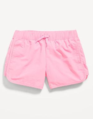 Old Navy Dolphin-Hem Board Shorts for Girls pink