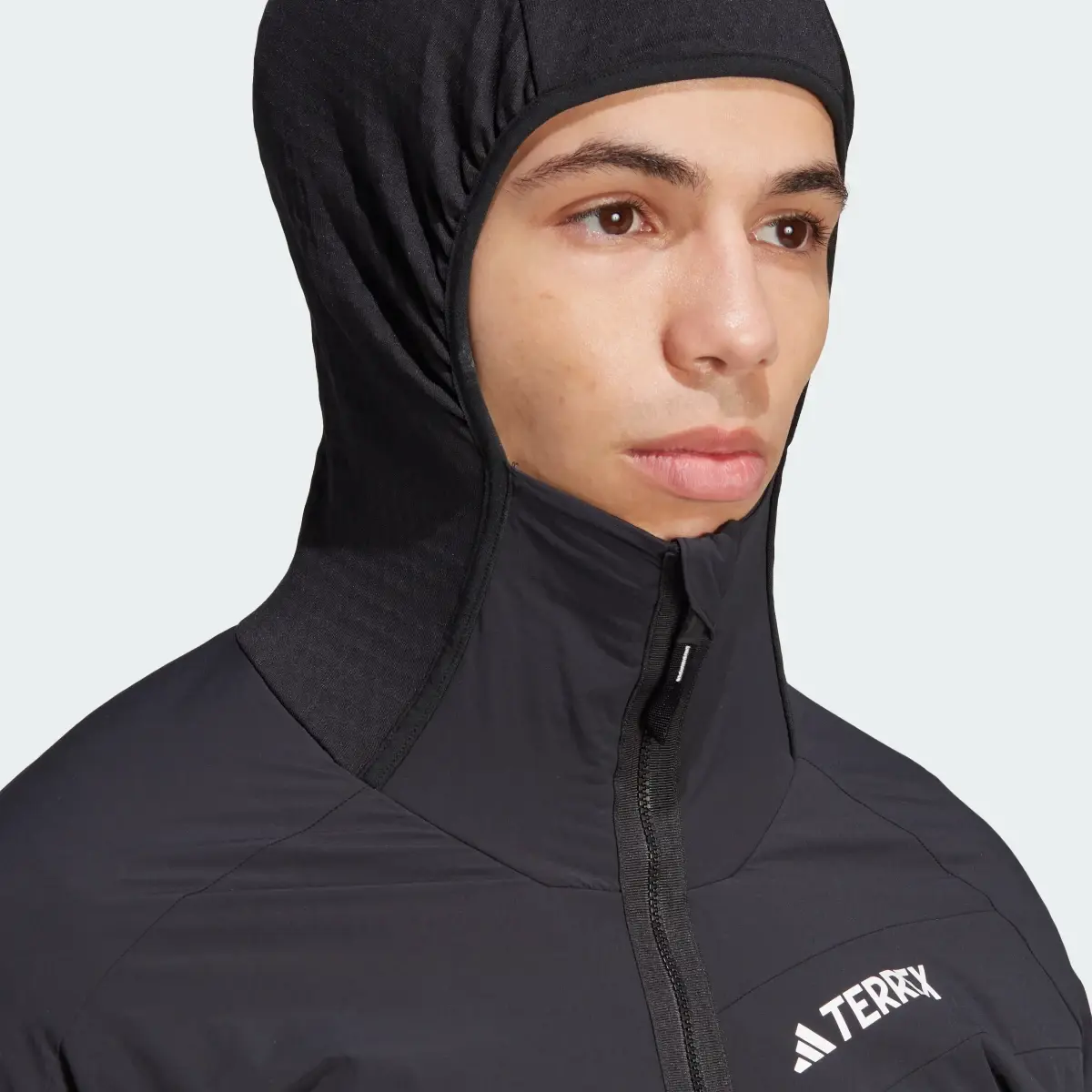 Adidas Terrex Techrock Hooded Wind Fleece Jacket. 3