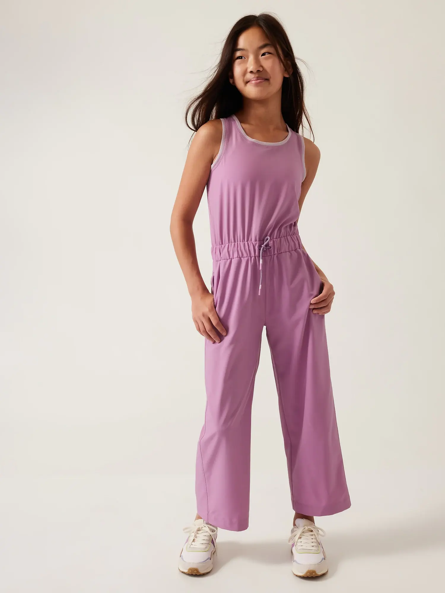 Athleta Jump for Joy Jumpsuit purple. 1