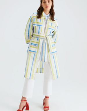 Boston Striped Topcoat