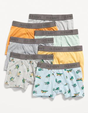 Printed Boxer-Briefs Underwear 7-Pack for Boys multi