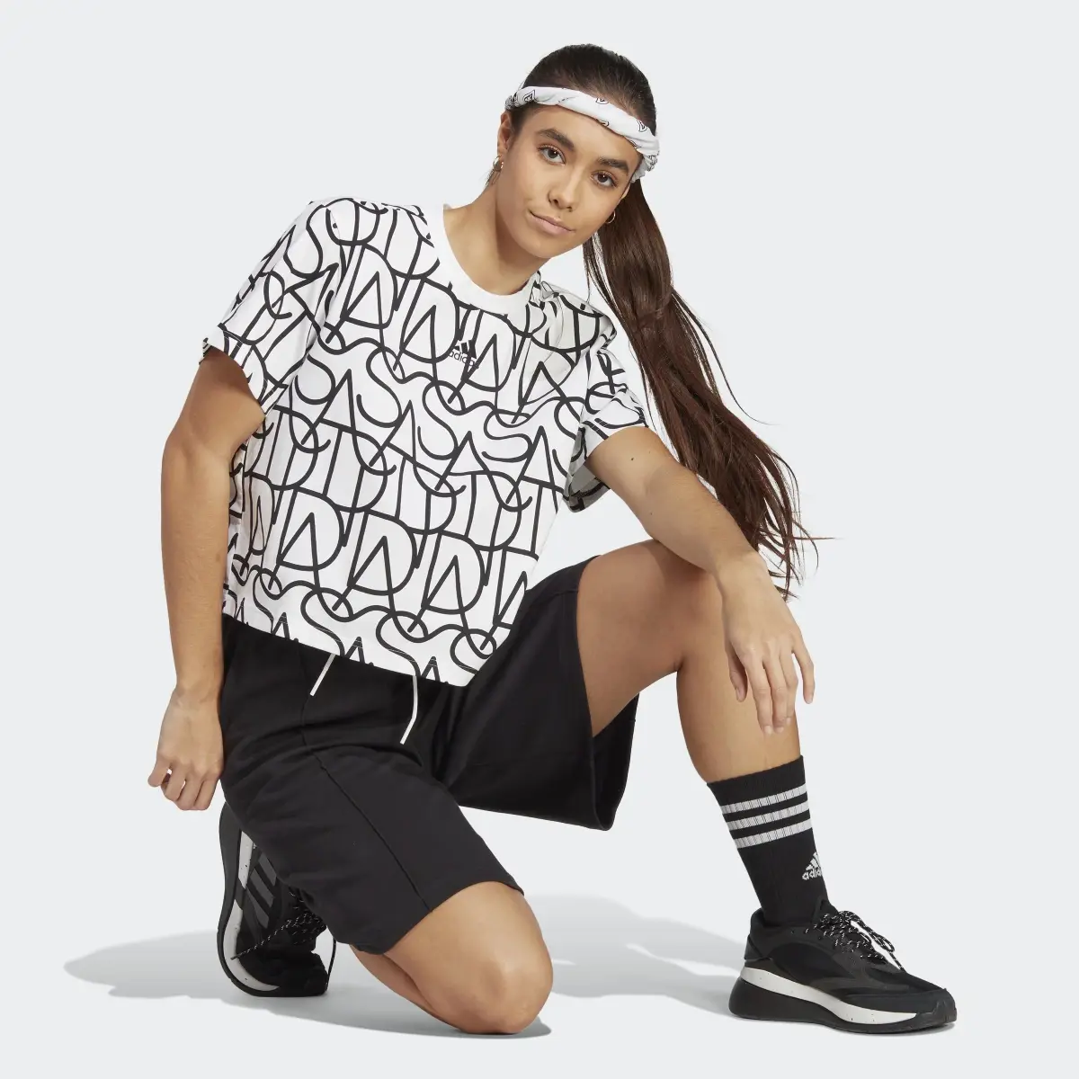 Adidas Jupe-culotte à imprimé intégral adidas. 3