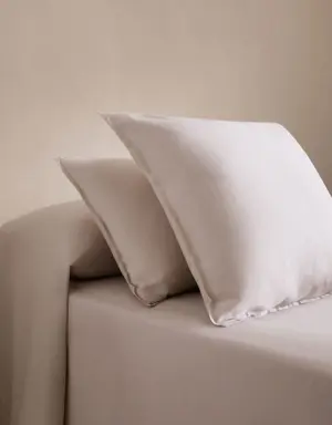 Funda de almohada 100% lino 45x110cm