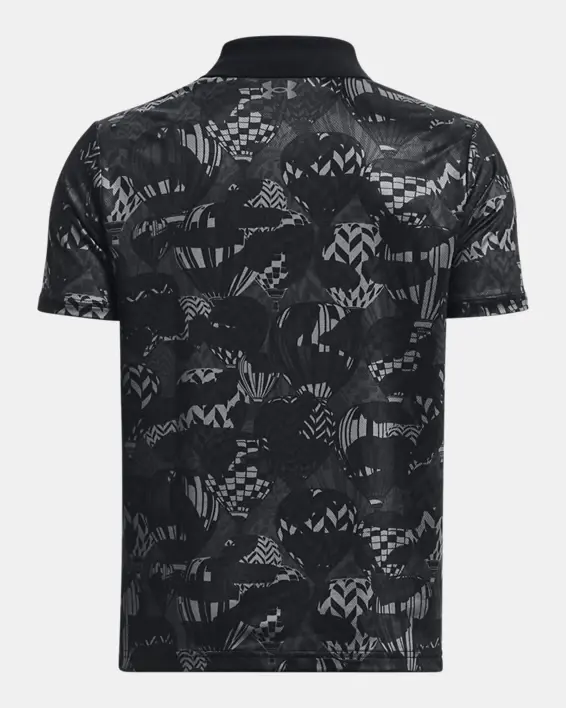 Under Armour Boys' UA Performance Printed Polo. 2