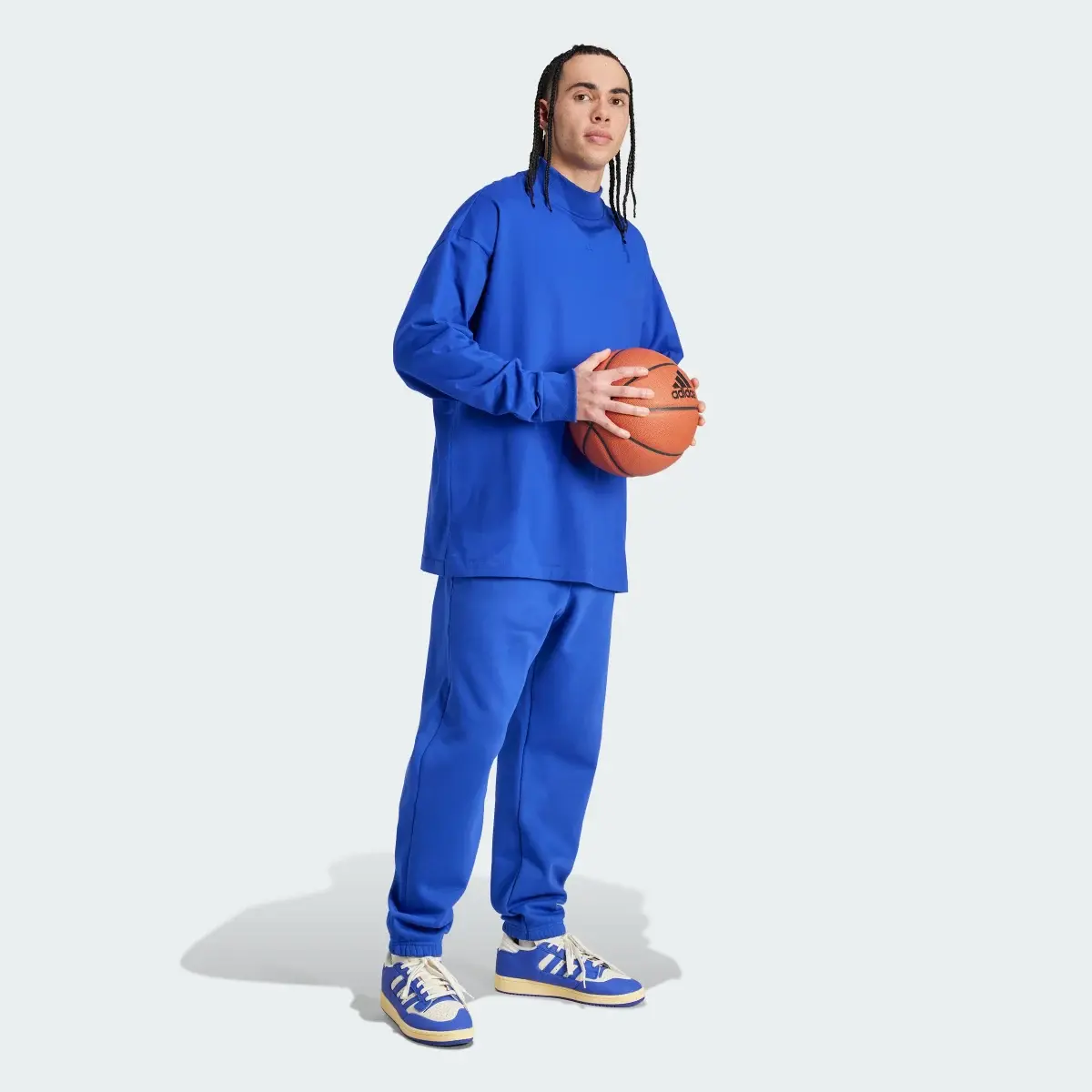 Adidas Basketball Long Sleeve Long-Sleeve Top. 3
