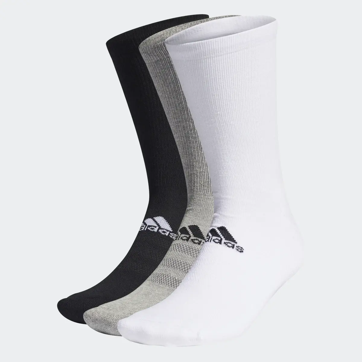 Adidas 3 PK CREW Golf Socks. 2