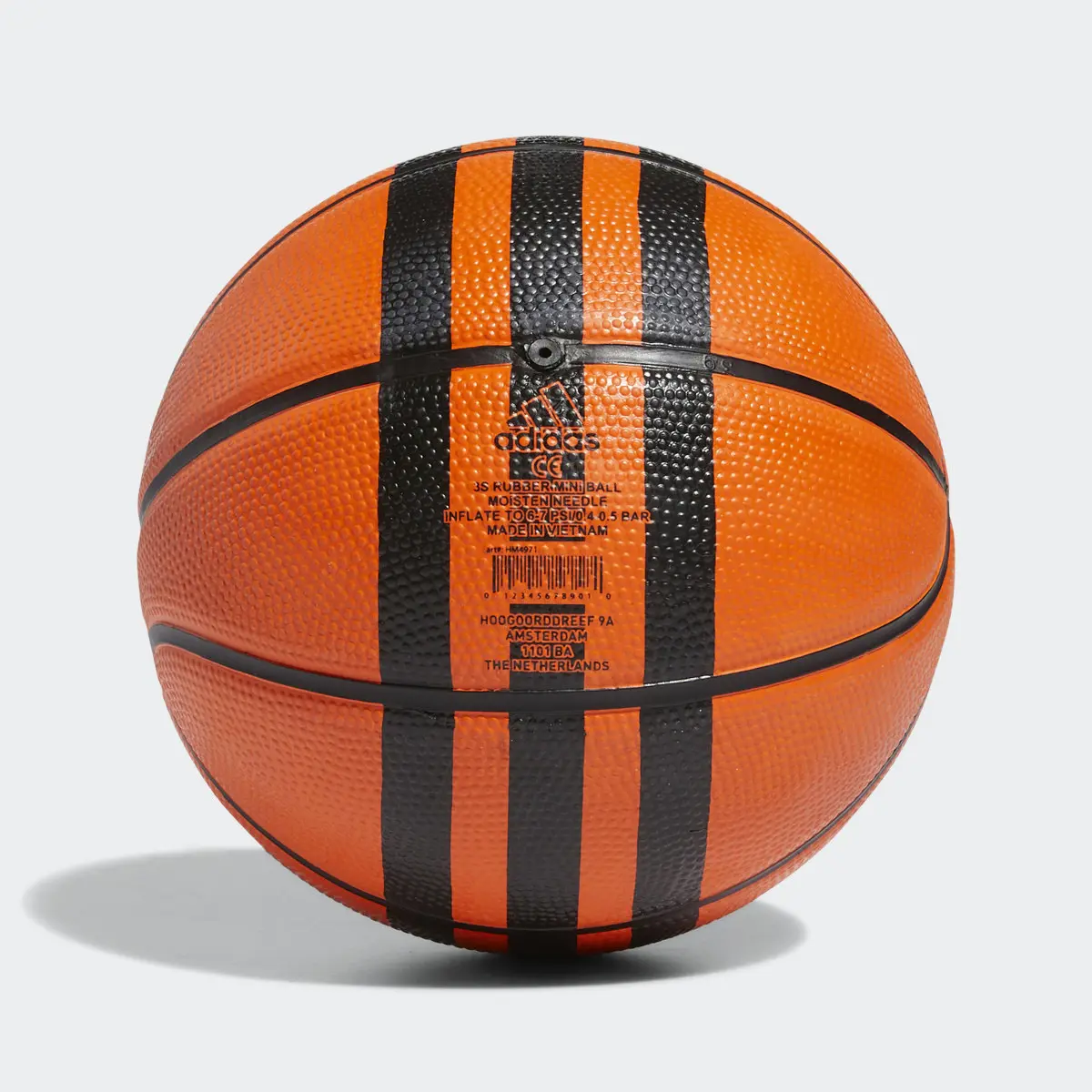 Adidas 3-Stripes Rubber Mini Basketball. 3