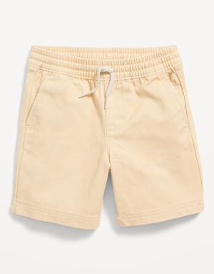 Old Navy Functional-Drawstring Twill Shorts for Toddler Boys beige