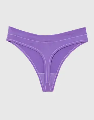 Ultrasoft Modal High Leg Thong Panty