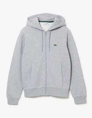Men's Lacoste Kangaroo Pocket Fleece Zipped Jogger Sweatshirt