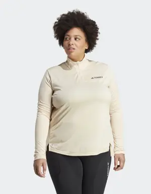 Terrex Multi Half-Zip Long Sleeve Long-Sleeve Top (Plus Size)