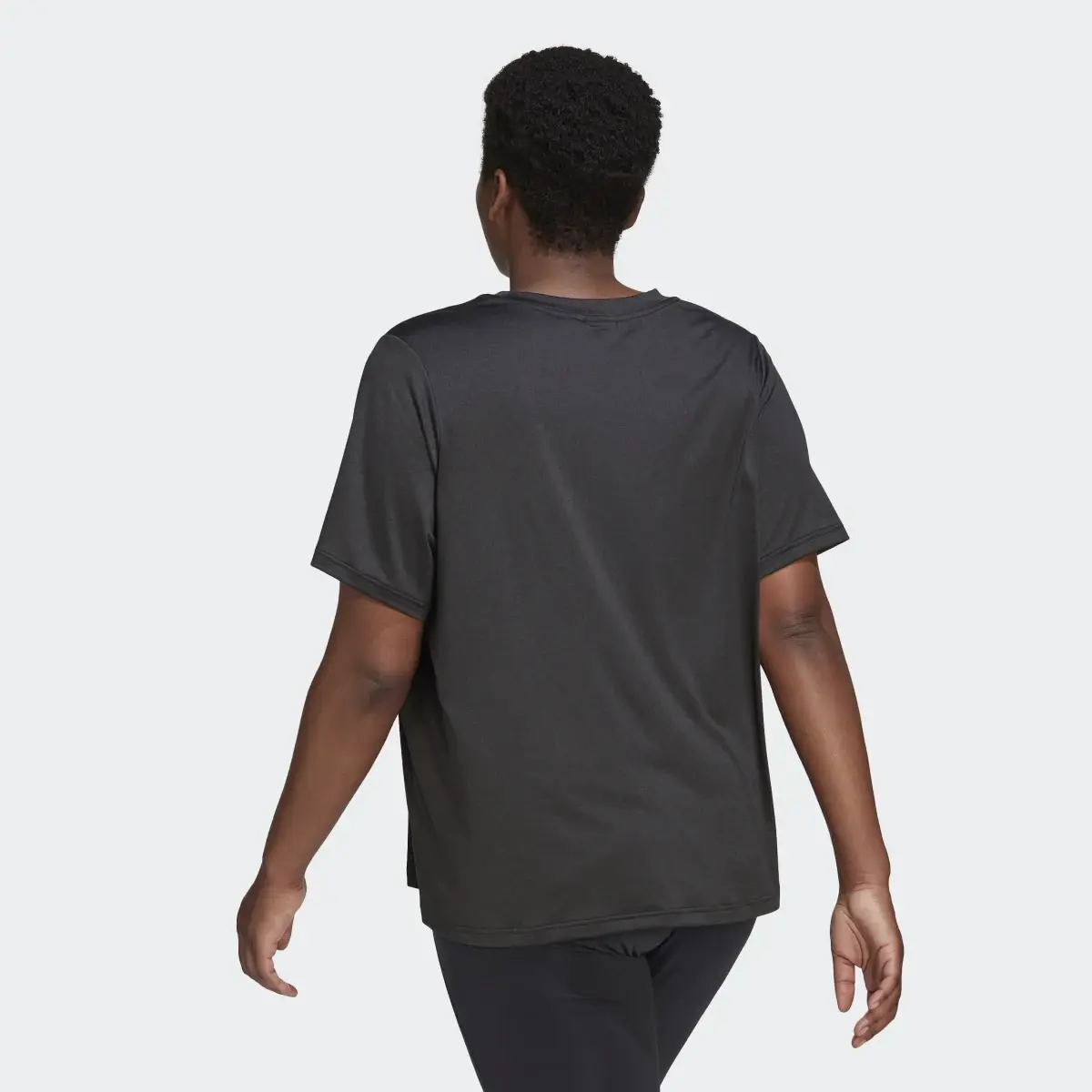 Adidas AEROREADY Made for Training Minimal T-Shirt (Plus Size). 3