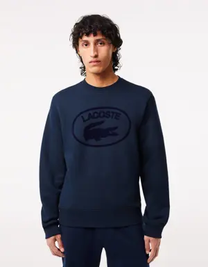 Lacoste Sweatshirt relaxed fit em algodão orgânico Lacoste para homem