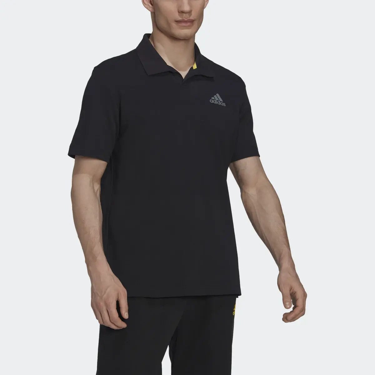 Adidas Clubhouse 3-Bar Tennis Poloshirt. 1