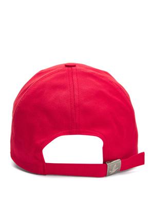 Kırmızı Logolu Erkek Şapka