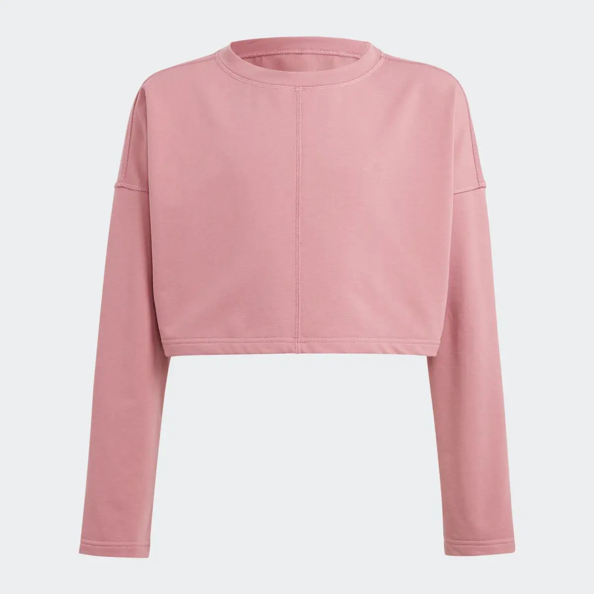 Adidas Yoga AEROREADY Cropped Sweatshirt. 1