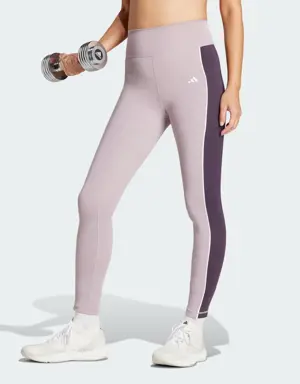 Adidas Optime Colorblock High Rise 7/8 Leggings