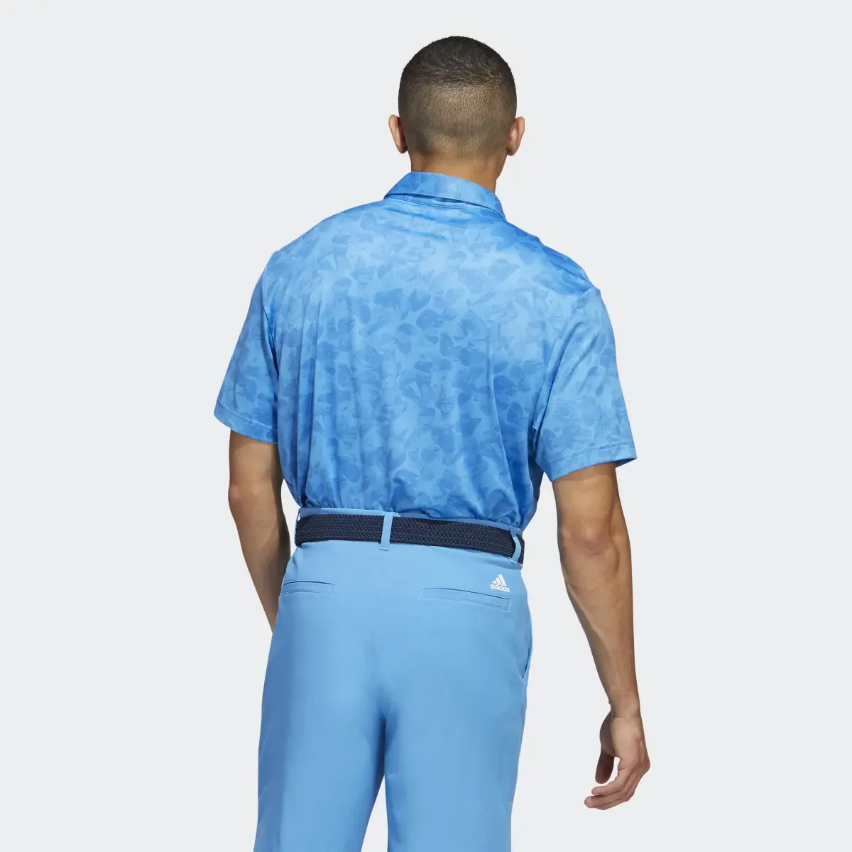 Adidas Prisma-Print Golf Polo Shirt. 3