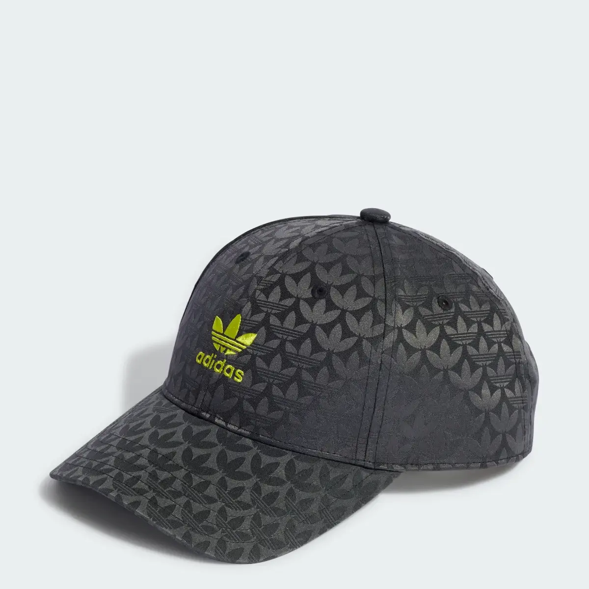 Adidas Trefoil Monogram Jacquard Baseball Hat. 1