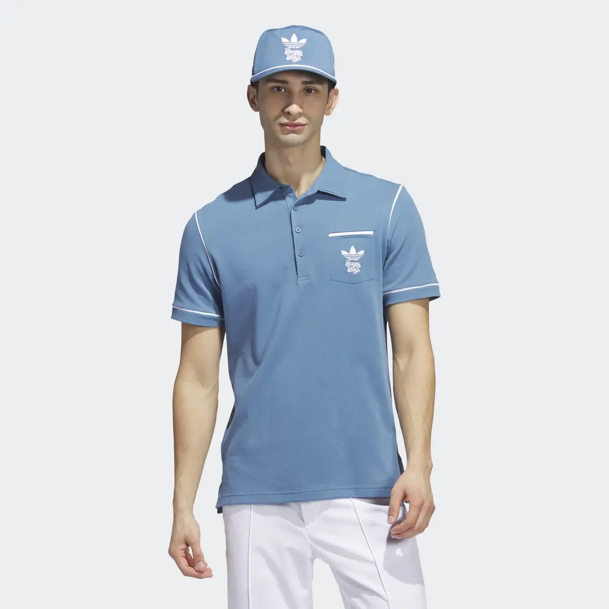 Adidas Bogey Boys Golf Polo Shirt. 2