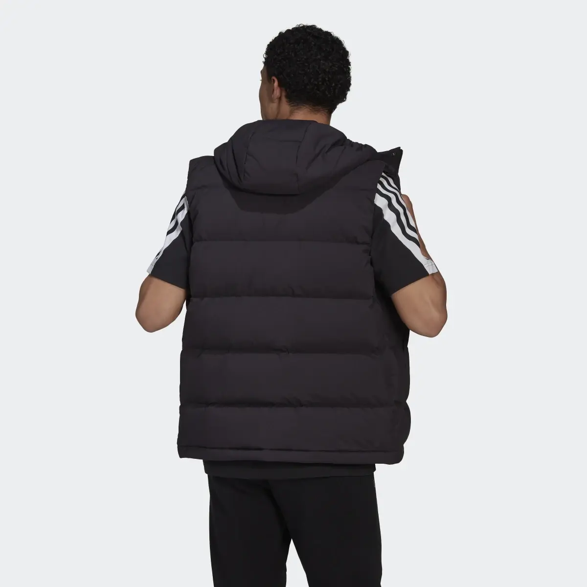 Adidas Helionic Hooded Down Vest. 3