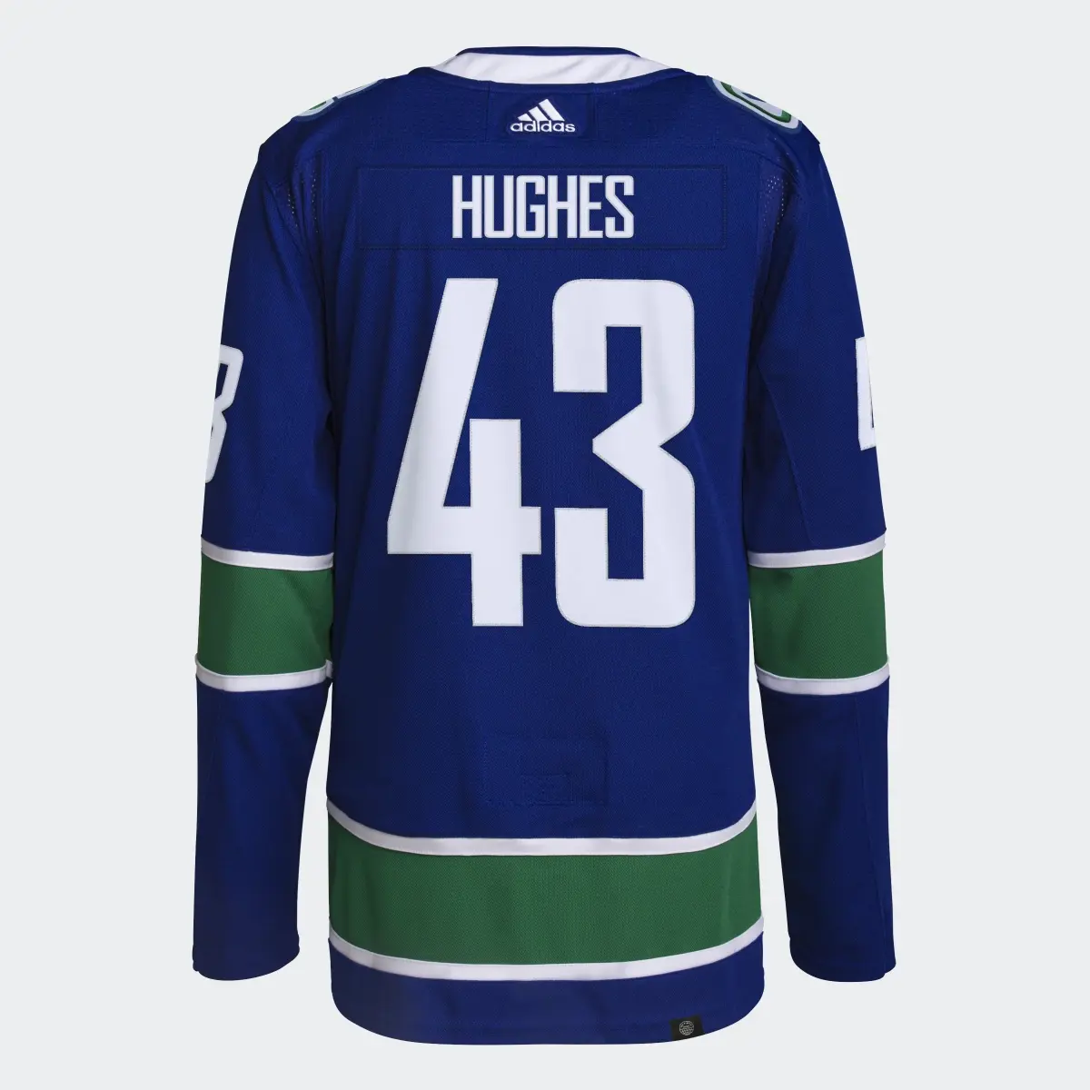 Adidas Canucks Hughes Home Authentic Jersey. 2