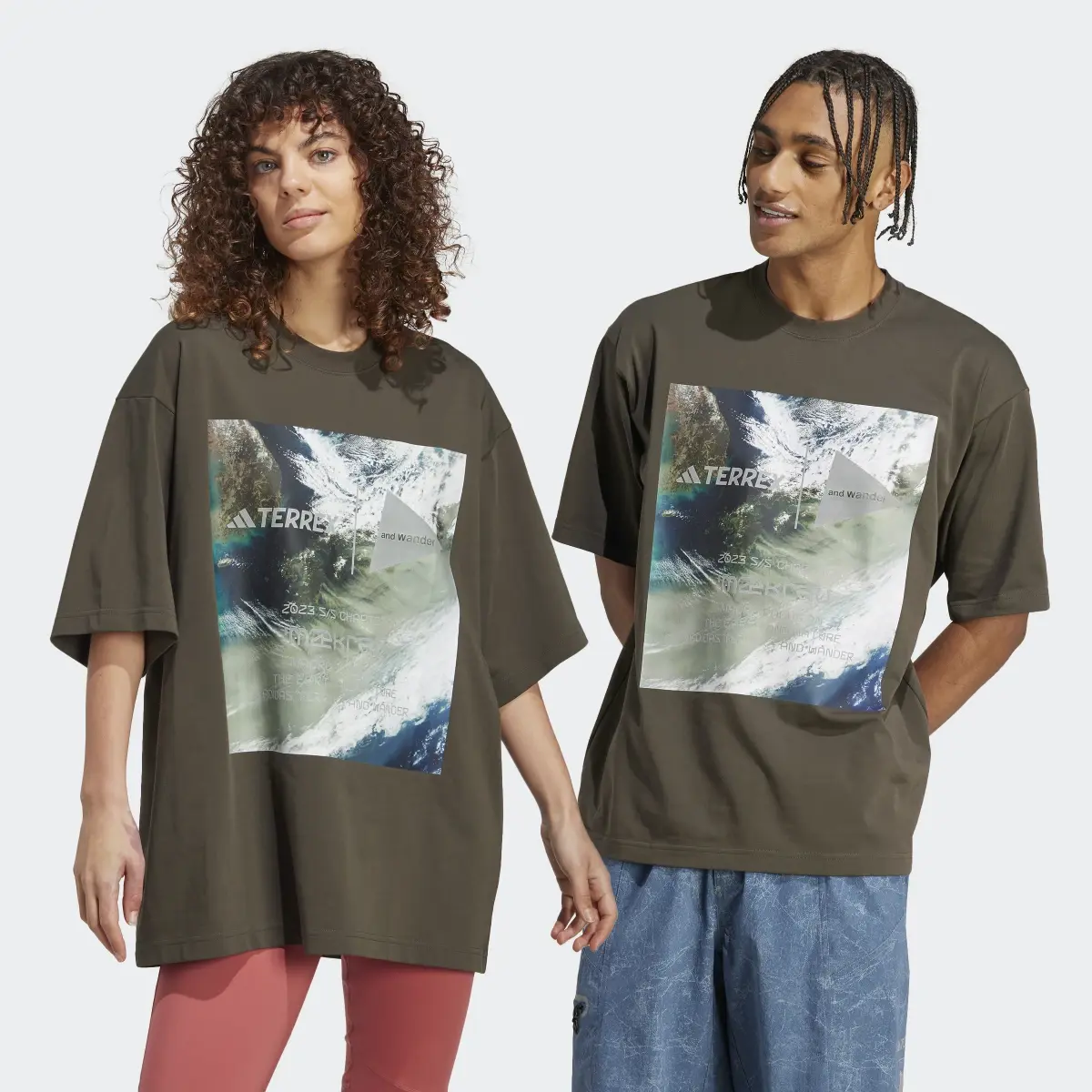 Adidas Terrex + and wander Graphic Tee (Gender Neutral). 1