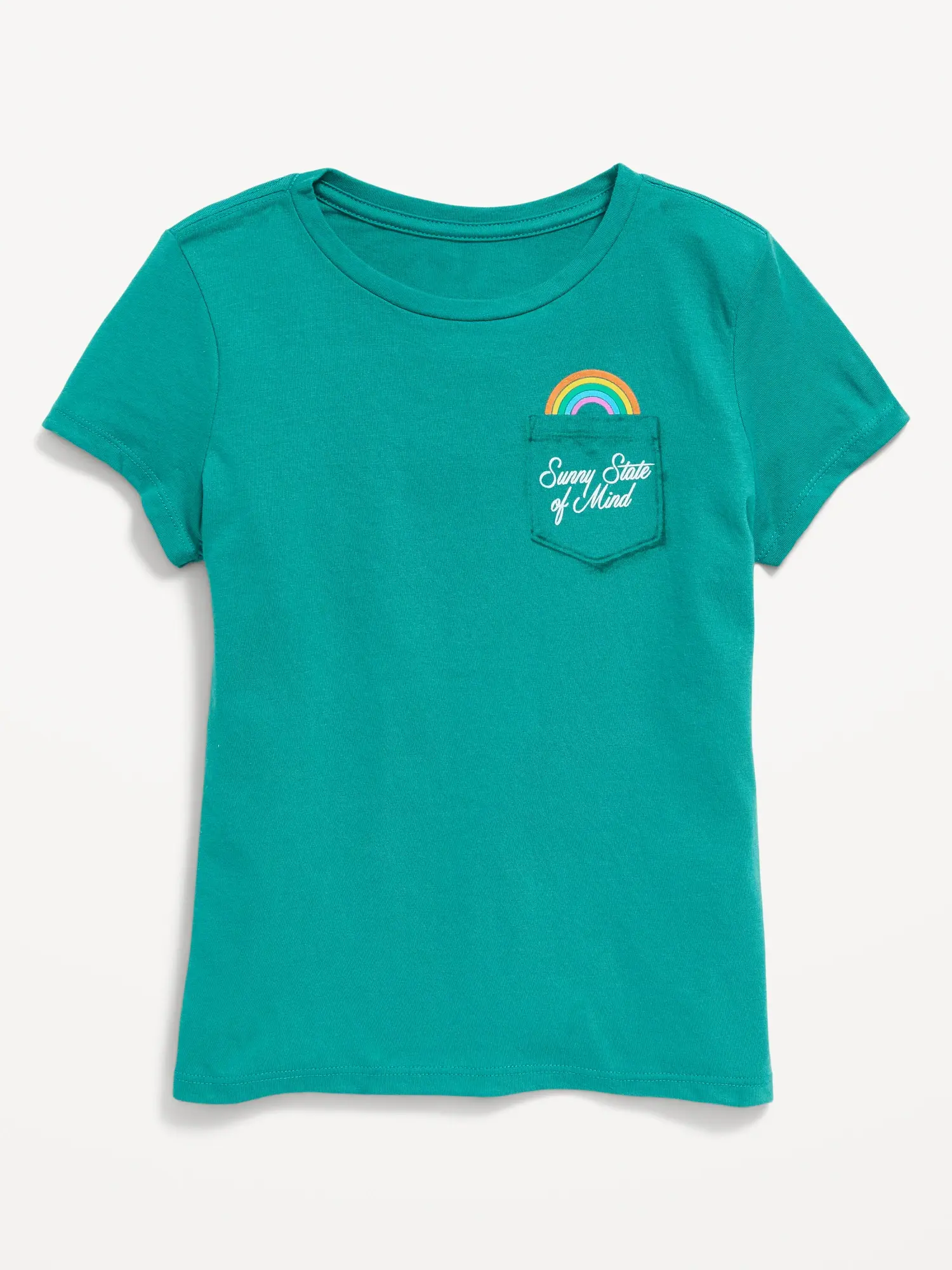 Old Navy Short-Sleeve Graphic T-Shirt for Girls green. 1