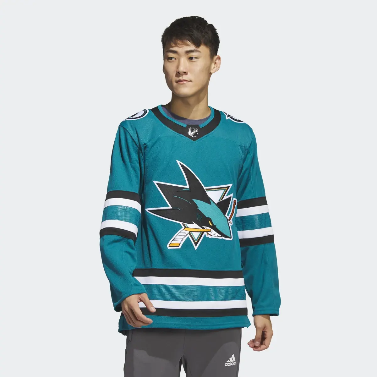 Adidas Sharks Home Authentic Jersey. 2