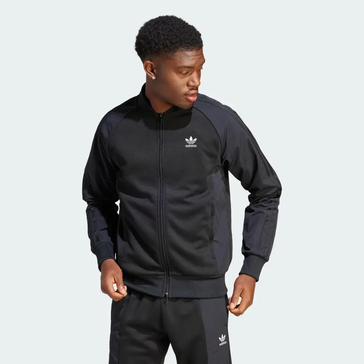 Adidas Adicolor Re-Pro SST Material Mix Track Jacket. 2