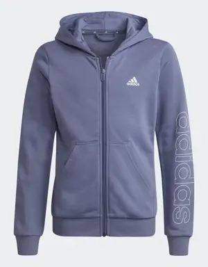 Adidas Sudadera con Gorro adidas Essentials Cierre Frontal