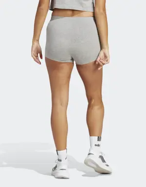 Essentials 3-Stripes Single Jersey Booty Shorts